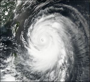 Typhoon Neoguri churns toward Okinawa and southern Japan on today.
