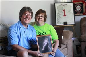 David and Jean Peterson, parents of Brook Peterson, who died in a car accident in August, 2008, will attend the Transplant Games of America in Houston as the Northern Ohio representatives.