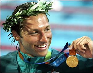 Olympic champion swimmer Ian Thorpe of Australia, came out during a TV interview.