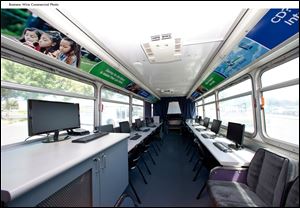 The interior of the Fifth Third Empowerment Mobile II. 