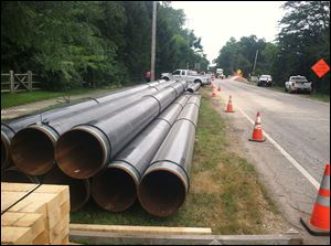 Columbia Gas said the Maumee River Crossing Project should be completed by the end of October.