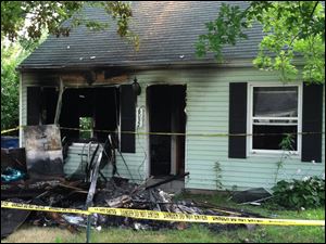 Emergency crews were called to 6032 Van Wormer Drive about 12:50 a.m. This is how the home looked this morning.