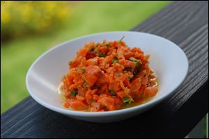 Try a sweet and savory twist on a carrot salad.