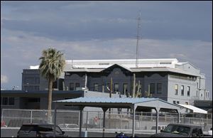 The Arizona state prison where the nearly two hour execution of Joseph Rudolph Wood took place on Wednesday in Florence, Ariz.  Wood was convicted in the 1989 shooting deaths of Debbie Dietz, 29, and Gene Dietz, 55, at an auto repair shop in Tucson. 