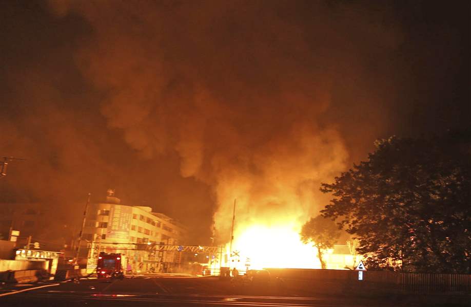 APTOPIX-Taiwan-Gas-Explosions