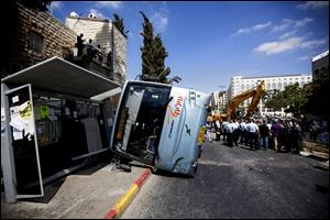 An attack on Israeli bus that killed one person in Jerusalem underscored the tensions still simmering in the region.