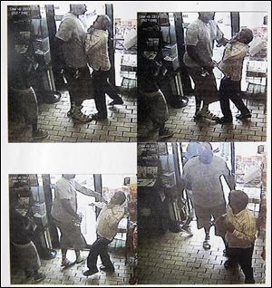 Security camera images from a convenience store in Ferguson, Mo., from last Saturday allegedly show Michael Brown in a confrontation with a store employee. 