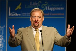 American evangelical pastor Rick Warren told The Associated Press that he hopes to expand his ministry to East Africa.