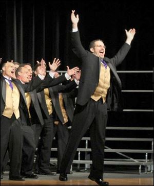 The Voices of Harmony, an award-winning chorus from Bowling Green, is to perform at the 65th annual Lakeside Barbershop Quartet Festival.