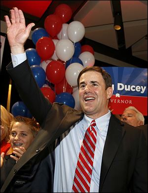 Toledo native Doug Ducey, a Republican, is running for Arizona governor in November.