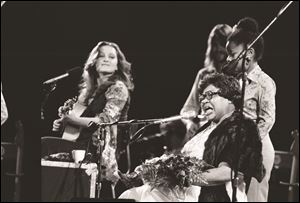 Bonnie Raitt and Sippie Wallace, Hill Auditorium, Ann Arbor, 1975.