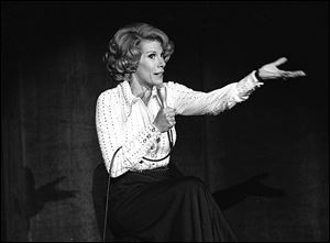 Comedian Joan Rivers performs at the MGM in Las Vegas, Nev., in August, 1975.