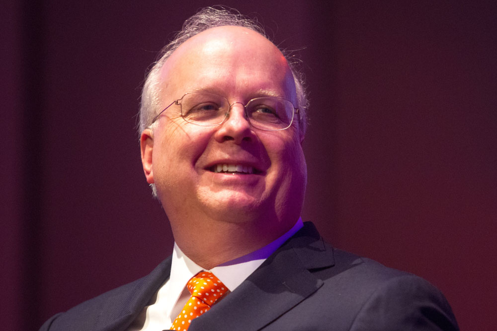 Republican strategist Karl Rove gives lecture at UT The Blade