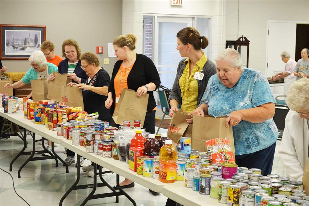 Bags of groceries go to seniors in need The Blade