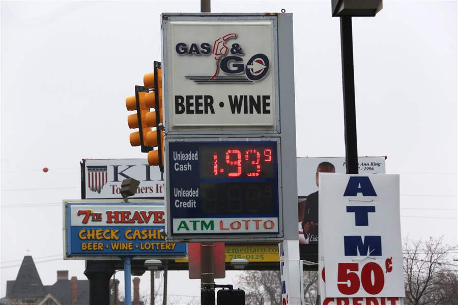 Gas prices drop below 2 at some filling stations The Blade