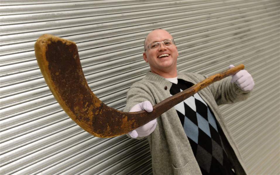 The slap shot is born World's oldest known hockey stick was found in Nova Scotia barber shop
