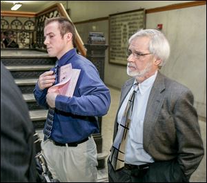 During the trial, defense lawyer Jon Richardson argued that Jeffrey Russell’s story of his mother’s slaying had three complete and distinct versions.