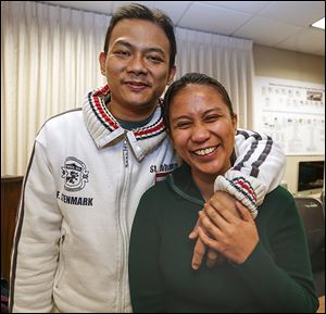 Jose Mamaril received a kidney from a donor in Georgia through the ‘reverse transplant tourism’ program. In return, his wife, Kristine, donated one of her kidneys, which did not match her husband, to a recipient in Minnesota.