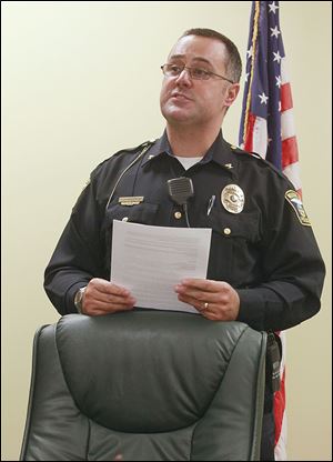 Woodville Police Chief Roy Whitehead insists the Sandusky County village is not a speed trap.