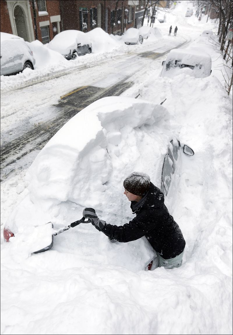 Every day we're shoveling Latest winter storm could dump 2 more feet on snowchoked Boston