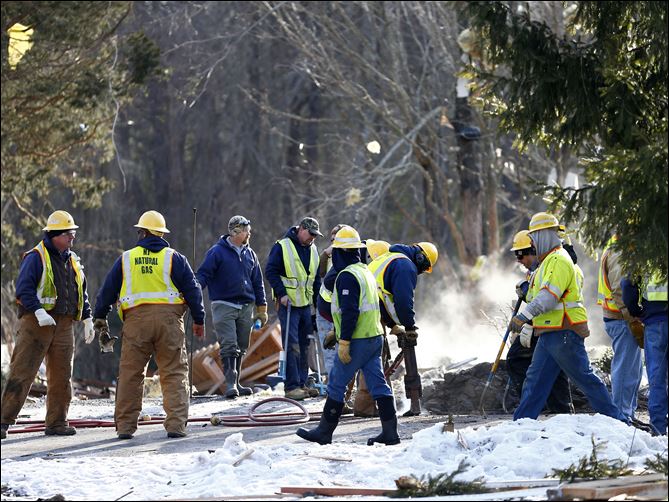 Gas leak blamed in explosion that hurt 15, destroyed house Toledo Blade