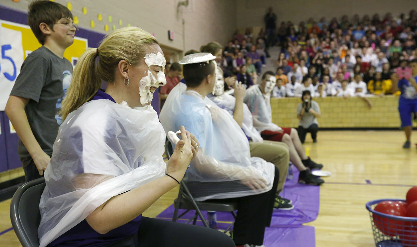 Pie toss is reward for students' generosity The Blade