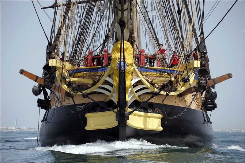 French replica of frigate sets sail for Boston Toledo Blade