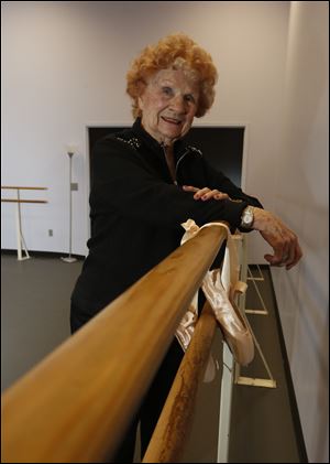 Marie Bollinger Vogt, founder of the Toledo Ballet, in the studio last month in Toledo.
