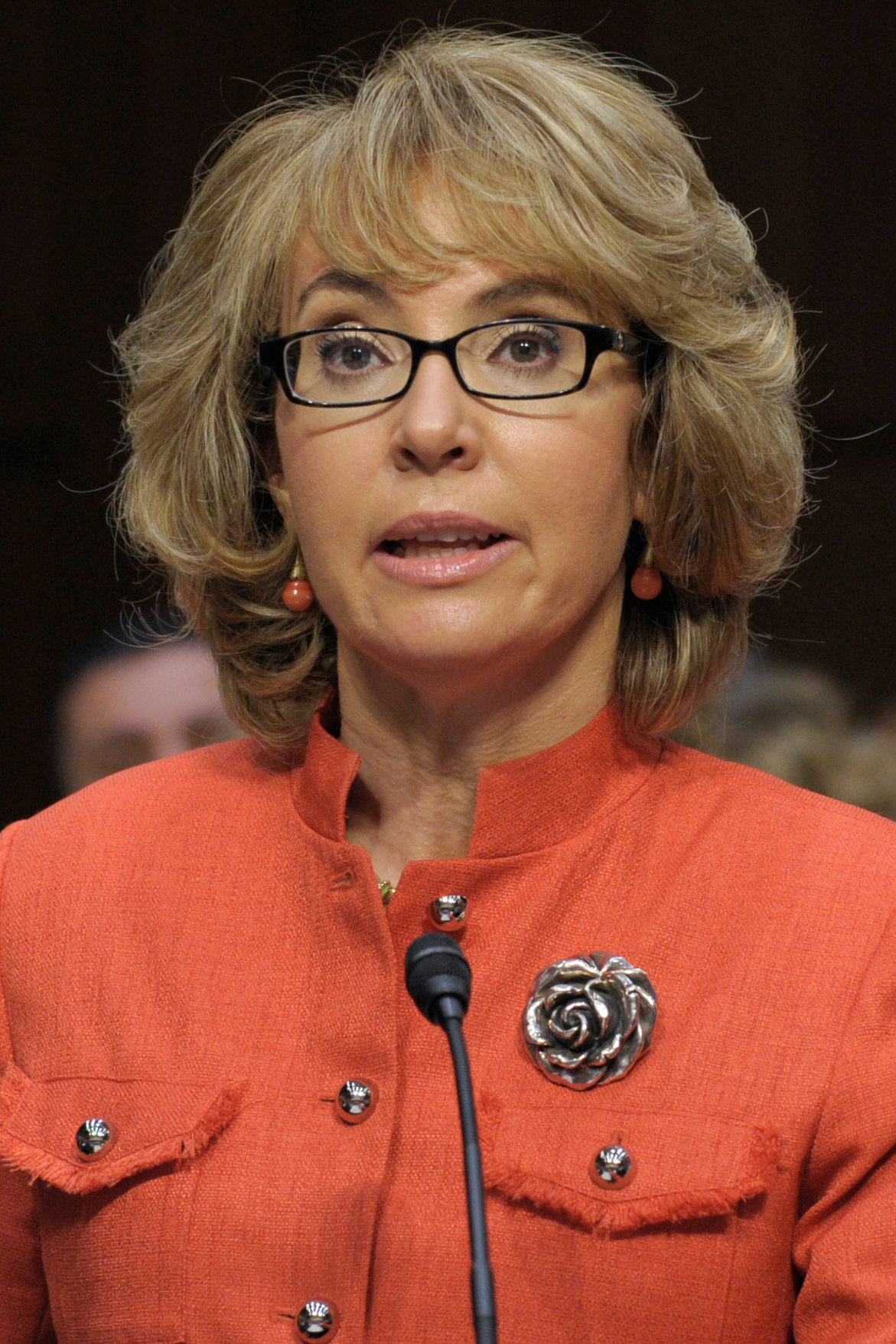 Former Congresswoman Giffords, wounded in 2011 shooting, honored with Navy ship in her name