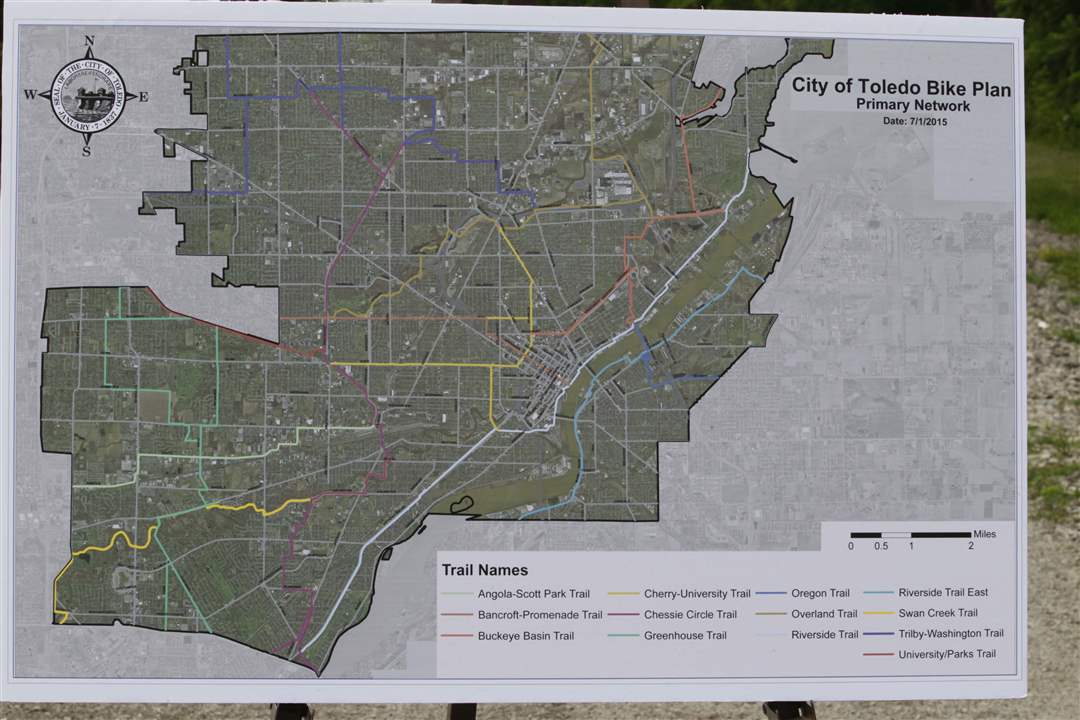 Map-of-the-City-of-Toledo-Bike-Plan-Primary-Network