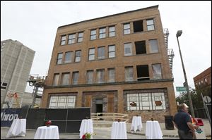 The building at 28 North St. Clair Street, which is mid-renovation, was open for tours.