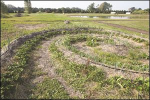 Don Schooner’s version of Ohio’s Serpent Mound.
