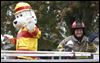 ‘Fireman Freddy’ on parade in W. Toeldo