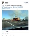Crews on scene of truck fire on I-475
