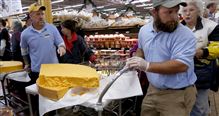 All 4,800 pounds of The Andersons' holiday cheddar cheese wheel have been sold. Shoppers picked up their final wedges around early business hours today, said John Hoover, a company spokesman. Mr. Hoover said it's incredible customers