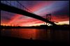 Sun sets over Maumee River