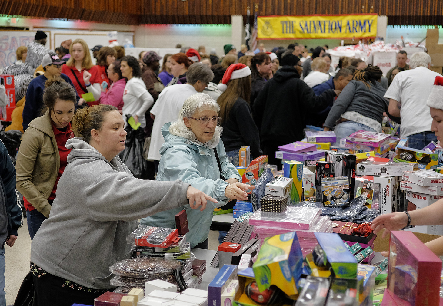 Annual Salvation Army toy giveaway draws a crowd The Blade