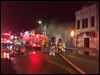 Two-alarm fire at Cherry, George