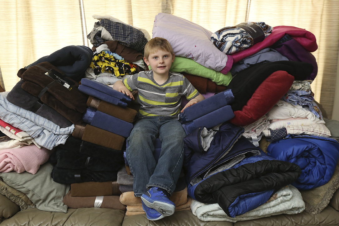 Boy collects, donates blankets to help homeless stay warm The Blade