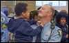 Police enforce fun on shopping trip
