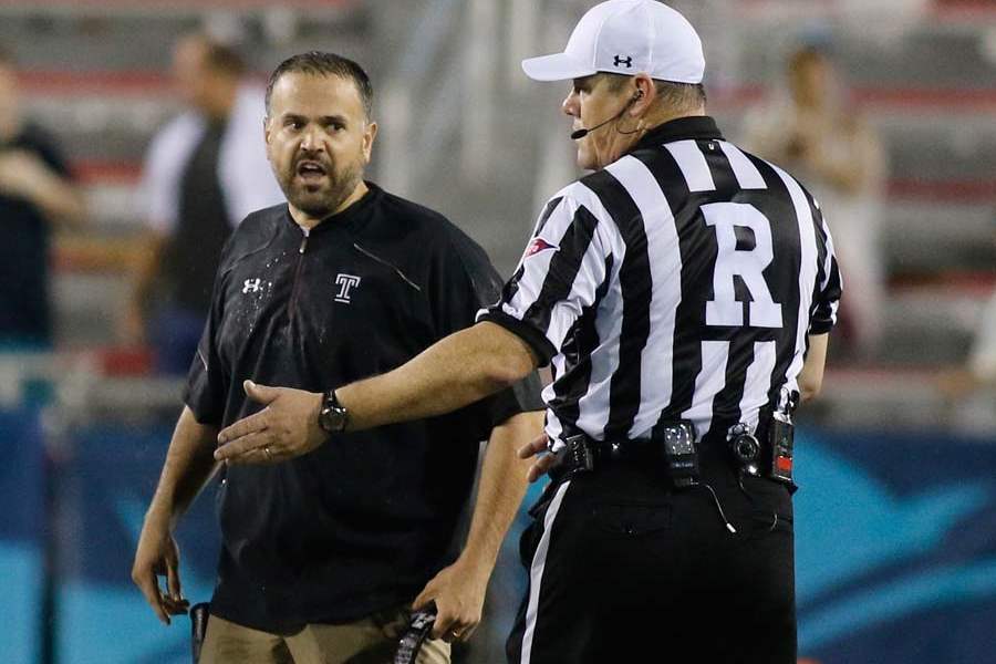 Boca-Raton-Bowl-Football-Temple-coach-Matt-Rhule