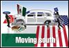 Auto contract paved road to Mexico