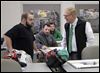Strickland campaigns on trade