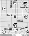 I-475/U.S. 23 interchange at Dorr stalls