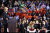 Pews packed for Clinton's Cleveland event