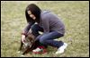 Dog reunites with family