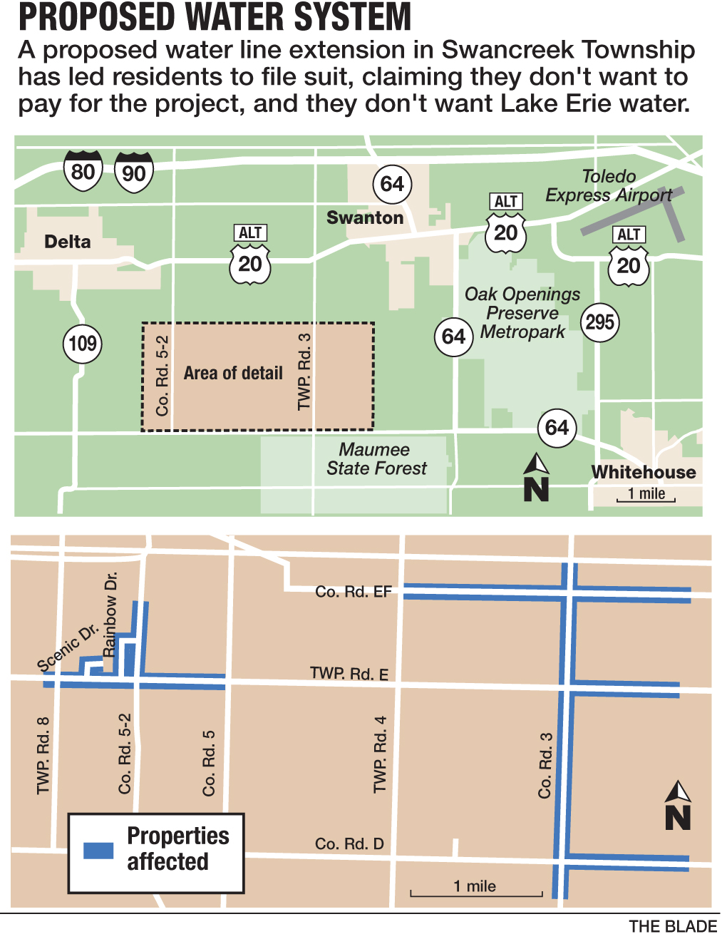 Water line plans troubling to some in Swancreek Township The Blade