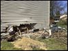Hit-skip driver slams into home