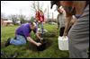 Tree planted for Earth Day