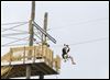 Zipping toward next month's opening
